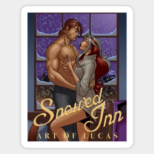 Snowed Inn Romance Novel Sticker